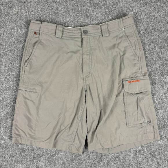 Simms Shorts Mens Large Fishing Hiking STAINED!!! - Picture 1 of 8